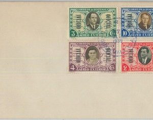 81679 - GUATEMALA -  POSTAL HISTORY -  OFFICIAL stamps on COVER  1931