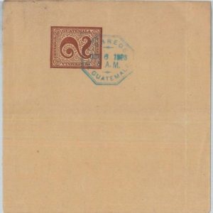 77177 - GUATEMALA - POSTAL HISTORY - STATIONERY WRAPPER Higgings & Gage # 2
