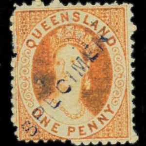 aa5619c - Australia QUEENSLAND - STAMP - SG # 59 overprinted SPECIMEN Mint MH