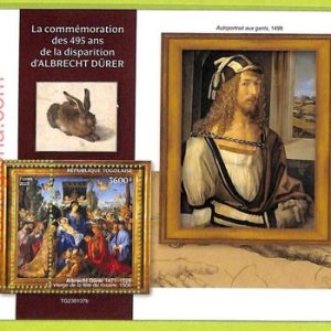 B1178 - TOGO  - ERROR MISPERF Stamp Sheet - 2023 - ART, Albrecht Durer