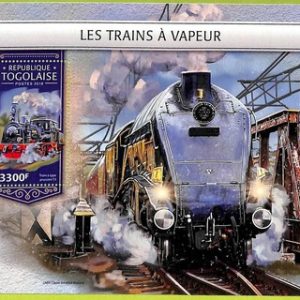 B1144 - TOGO  - ERROR MISPERF Stamp Sheet - 2018 - STEAM TRAINS