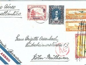 72267 - GUATEMALA - POSTAL HISTORY -  TRANSATLANTIC COVER  to GERMANY 1941