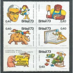 79052 - BRAZIL - FDC STAMP presentation folder:  1973 Children's LITTERATURE