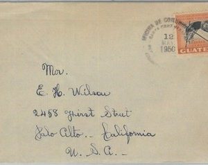 81674 - GUATEMALA -  POSTAL HISTORY -  COVER from SANTA CRUZ VERAPAZ 1950