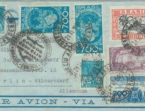 89575 - BRAZIL - POSTAL HISTORY -  LUFTHANSA  flight  to GERMANY  1935