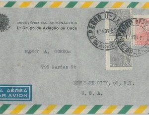 81475 - BRAZIL - POSTAL HISTORY - COVER from AVIATION MINISTRY with great LETTER