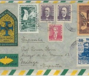 74408 - BRAZIL - POSTAL HISTORY - SPECIAL COVER -  Eucharistic Congress 1955