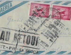 81440 - ARGENTINA - Postal History -  AIRMAIL COVER to BRAZIL : Returned ! 1962