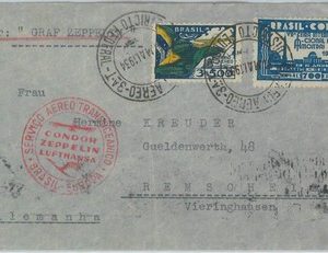 81757 - BRAZIL - POSTAL HISTORY - COVER to GERMANY via  CONDOR ZEPPELIN 1934