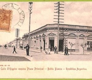 af0039 - ARGENTINA - VINTAGE POSTCARD - Bahia Blanca, Plaza Principal