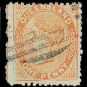 aa5627i - Australia QUEENSLAND - STAMP - SG # 135a    -   USED