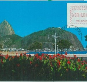 85980  - BRAZIL - POSTAL HISTORY -  Yvert FRAMA 2-3 used on POSTCARD 1981