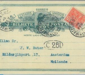89560 - BRAZIL - Postal History -  POSTAL STATIONERY CARD to THE NETHERLANDS