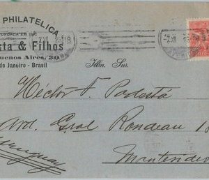 69193 - BRAZIL - POSTAL HISTORY -  COVER to URUGUAY 1923