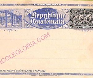 ad6257 - GUATEMALA - POSTAL HISTORY -  Postal STATIONERY CARD 1897