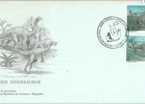 85477  - BRAZIL -  Postal History -  FDC COVER 1995 - DINOSAURS Prehistory