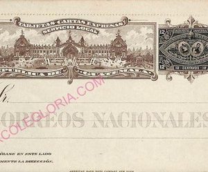 ad6264 - GUATEMALA - POSTAL HISTORY -  Postal STATIONERY Letter CARD 1897 Trains