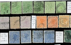 aa5623 - Australia QUEENSLAND - STAMP - Very nice LOT of USED STAMPS