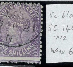 aa5621b - Australia QUEENSLAND - STAMP - SG # 144  Watermark 6  - USED