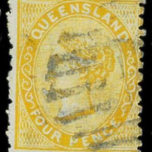aa5627L2  - Australia QUEENSLAND - STAMP - SG # 141   Watermark 6 - USED