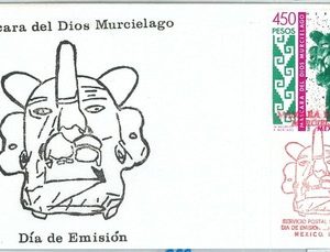 72917 -  MEXICO - Postal History - FDC Cover  ARCHEOLOGY  Birds BAT - 1989