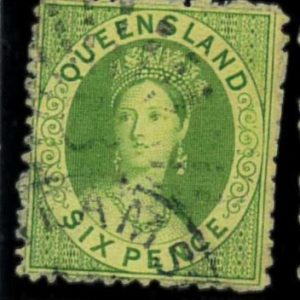 aa5625i1 - Australia QUEENSLAND - STAMP - SG # 26 or 27 - USED