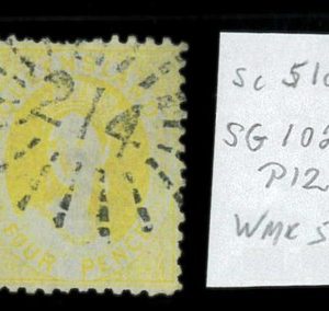 aa5627e2  - Australia QUEENSLAND - STAMP - SG # 102   Watermark 5 - USED