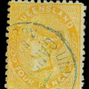 aa5627L1  - Australia QUEENSLAND - STAMP - SG # 141   Watermark 6 - USED