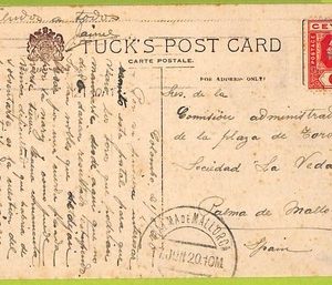 22527 - CEYLON - Postal History - POSTCARD to Spain - PALMA DE MALLORCA!! 1920