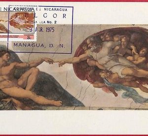 54264 - NICARAGUA - Postal History - MAXIMUM CARD  - Michelangelo - 1975