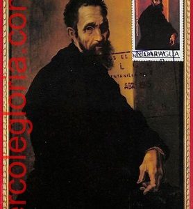 54261 - NICARAGUA - Postal History - MAXIMUM CARD  - Michelangelo - 1975