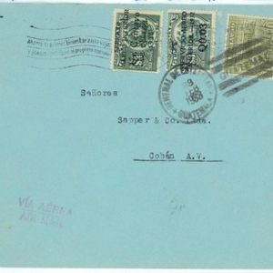 99847 - GUATEMALA - POSTAL HISTORY - AIRMAIL COVER   2 Slogan Postmarks 1933