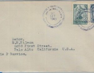 81661 - GUATEMALA  - Postal HIistory - COVER from SAN ANTONIO HUISTA to USA 1949