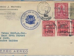 81665 - GUATEMALA  - Postal HIistory - COVER from BUENA VISTA  to USA 1955