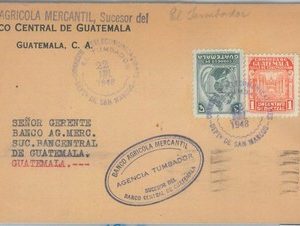 81671 - GUATEMALA -  POSTAL HISTORY -  COVER from EL TUMBADOR  1948