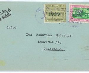 99844 - GUATEMALA - POSTAL HISTORY - Internal  AIRMAIL COVER  1939