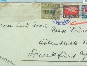 86052 - GUATEMALA - POSTAL HISTORY -  COVER to GERMANY 1939