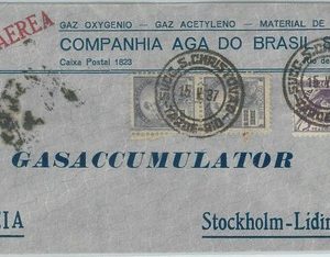 74382 - BRAZIL - POSTAL HISTORY -  4200 Reis on COVER to SWEDEN  1937
