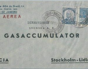 74386 - BRAZIL - POSTAL HISTORY -  5400 Reis on COVER to SWEDEN  1939