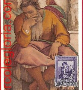 54247 - Vatican - Postal History - MAXIMUM CARD  - Art, Michelangelo - 1965