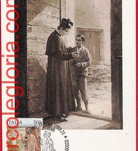 54239 - ITALY - Postal History - MAXIMUM CARD  - Don Bosco, Religion - 1988