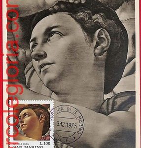 54228 - San Marino - Postal History - MAXIMUM CARD  - ART Michelangelo - 1975