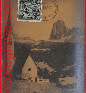 54230 - San Marino - Postal History - MAXIMUM CARD  -  Sassolungo mountain 1962