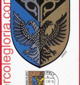 54213 - LUXEMBOURG - Postal History - MAXIMUM CARD  - Heraldry - 1982