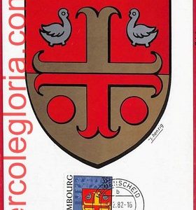 54214 - LUXEMBOURG - Postal History - MAXIMUM CARD  - Heraldry - 1982