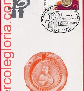 54219 - BELGIUM - Postal History - MAXIMUM CARD  - COINS - 1980