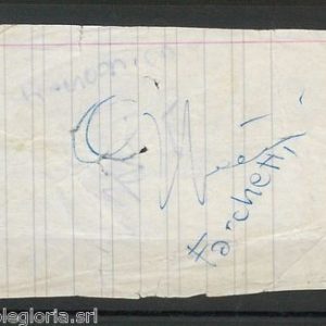 59661 - AUTOGRAFO  - CALCIO - JUVE Attalanta : Giacinto Facchetti + Mondonico