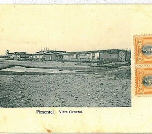 08525 - PERU - VINTAGE POSTCARD Postal History - PIMENTEL