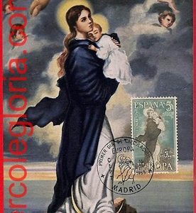 54276 - Spain - Postal History - MAXIMUM CARD  - Art, Religion - 1963