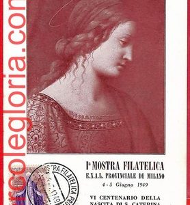 54565 - Italy - Postal History - MAXIMUM CARD  - Famous People - 1949